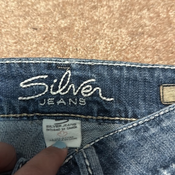 Silver jeans suki capri size 24 - Picture 2 of 6